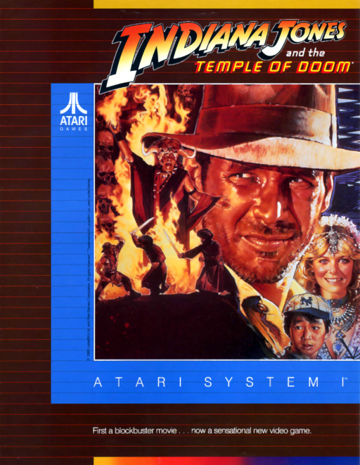 Indiana Jones and the Temple of Doom (set 1) MAME2003Plus Game Cover